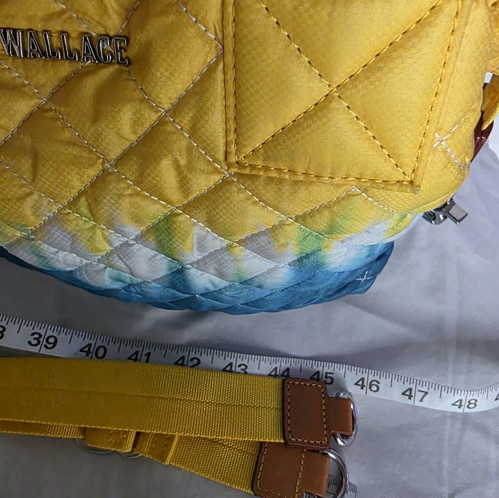 MZ Wallace Micro Sutton Bag Daffodil Tie Dye/Gold - Picture 9 of 16